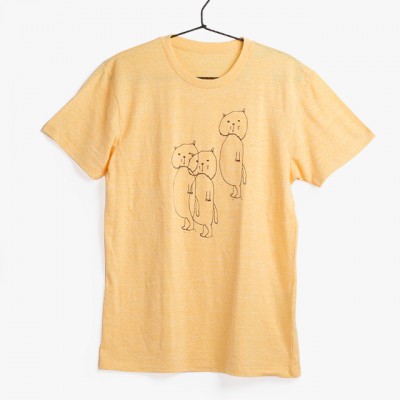 [NEW]ねこちゃんTシャツ　ビンテージイエロー 2,800円(税込)