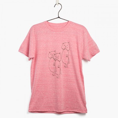 [再入荷]ねこちゃんTシャツ ピンク 　2,800円(税込) 